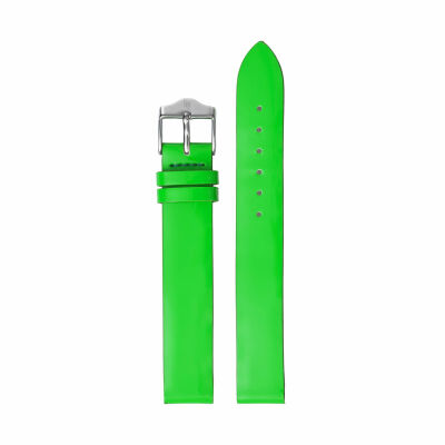Bracelet de montre Lip Mach 2000 Mini Cuir vert fluo 14mm