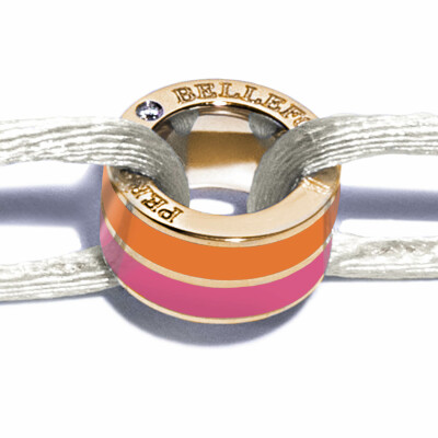 Bracelet Persan & Bellefond Token Terre Orange Fuchsia de Magellan BRJLPOO