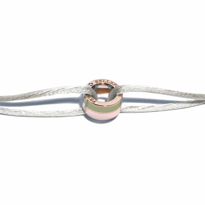 Bracelet Persan & Bellefond Token Vert Mousse Spiaggia Rosa BRRSMSR