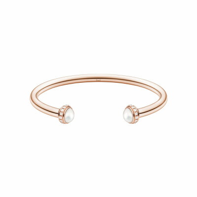 Bracelet ouvert Piaget Possession en or rose, nacre et diamants