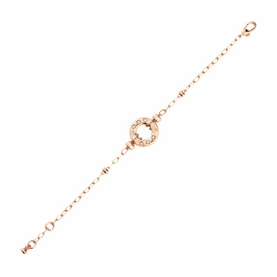 Bracelet Pomellato Iconica en or rose et diamants