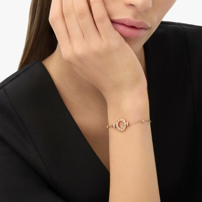 Bracelet Pomellato Iconica en or rose et diamants