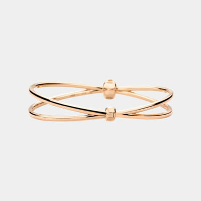 Bracelet jonc Pomellato Together en or rose