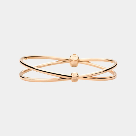 Bracelet jonc Pomellato Together en or rose