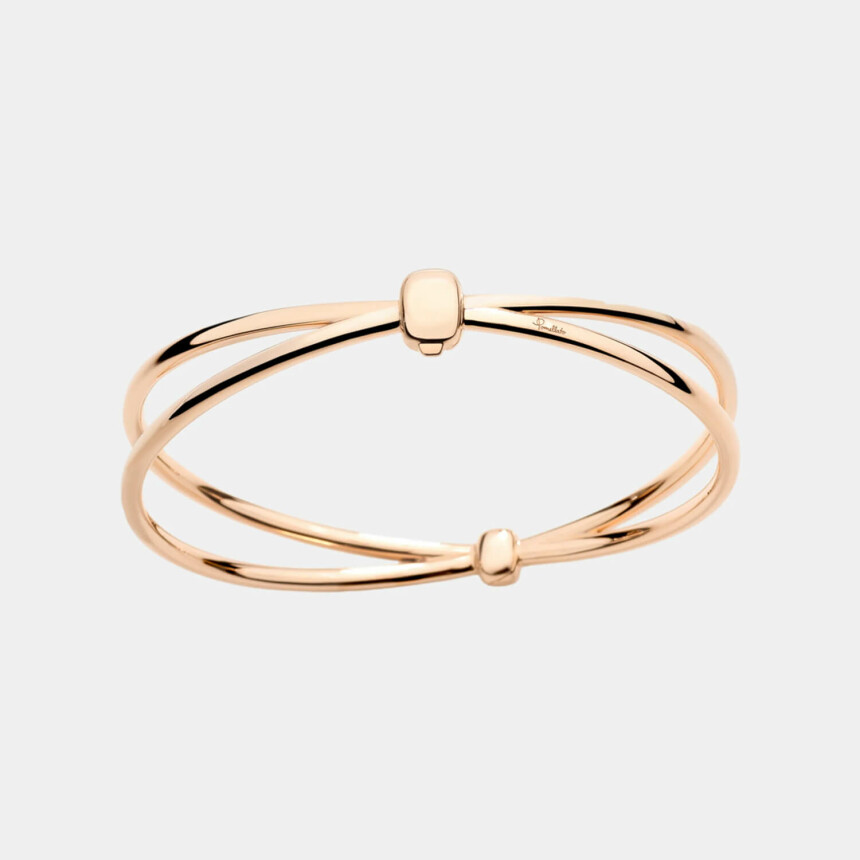 Bracelet jonc Pomellato Together en or rose