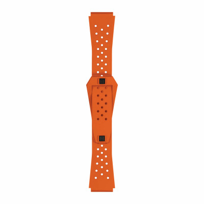 Bracelet de montre Tissot Officiel Sideral Caoutchouc Orange