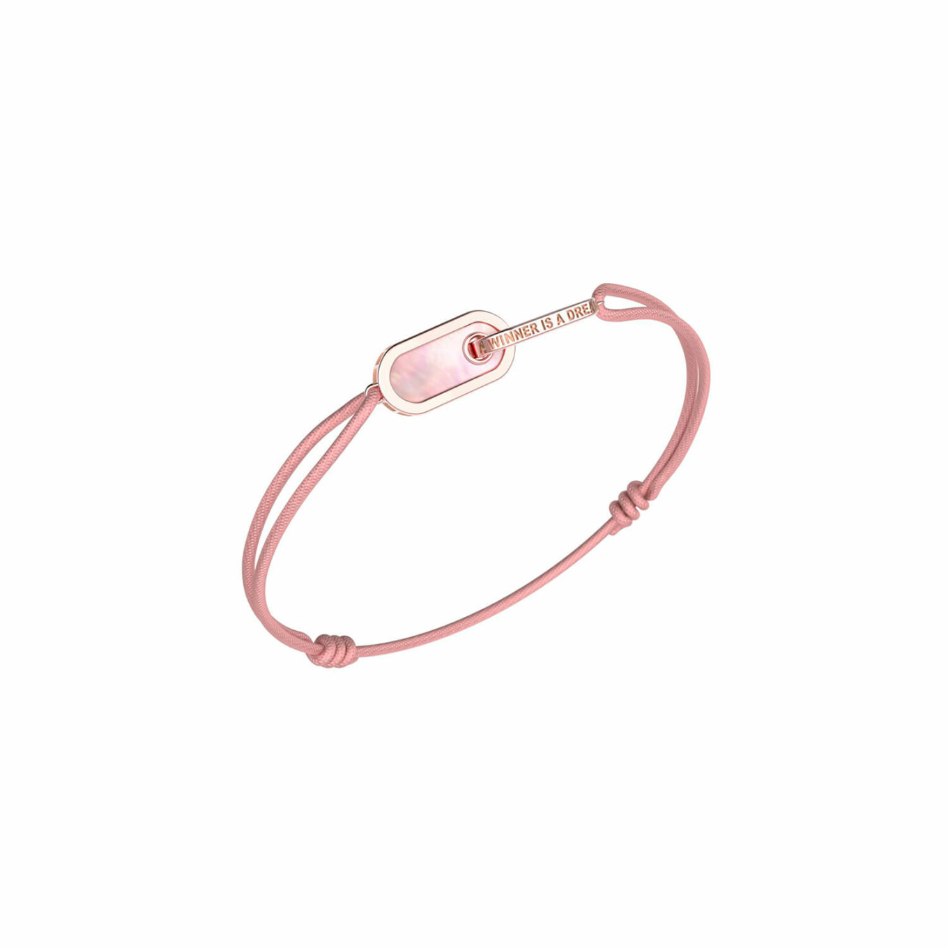 Bracelet Unknow Brand Dreamer en or rose, nacre  et diamants