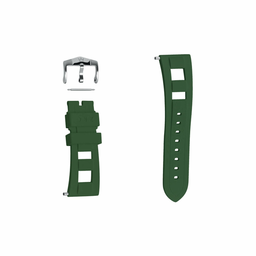 Bracelet de montre  ZRC en caoutchouc EPDM Militaria™ (taille M)