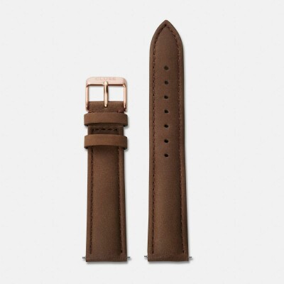 Bracelet de montre Cluse en cuir marron