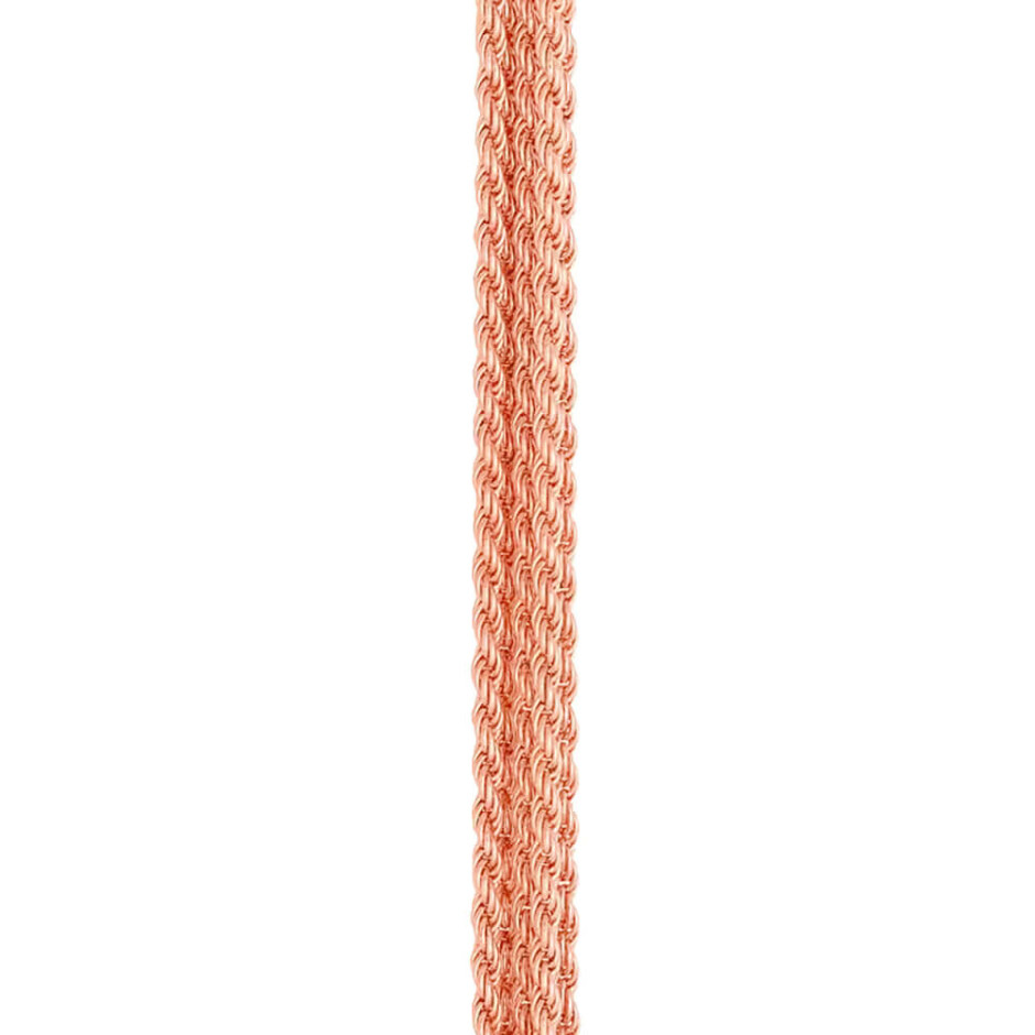 Câble FRED interchangeable Grand Modèle Multichaîne en or rose avec embouts or rose