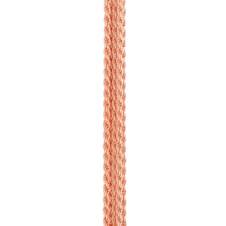 FRED interchangeable cable, large size, pink gold, pink gold end caps