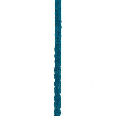 FRED interchangeable cable, medium size, riviera blue corderie, pink gold-plated steel end caps