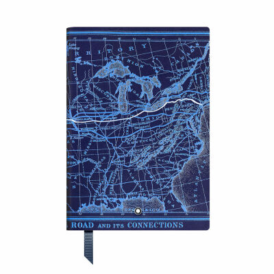 Carnet Montblanc #146 petit format, Meisterstück Around the World in 80 Days, bleu ligné