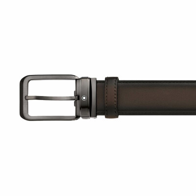 Montblanc Shaded brown 35mm leather belt