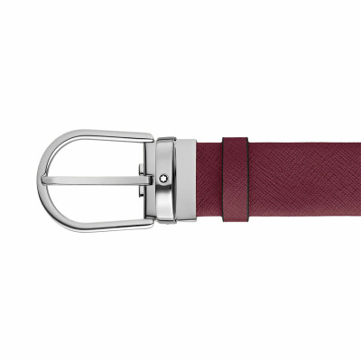 Montblanc Horseshoe Buckle Cassis 35mm leather belt
