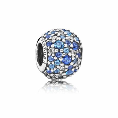 Charm Pandora Boule Pavée Mosaïque Céleste en argent