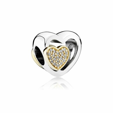 Charm Pandora Réunis pour la Vie en argent et or