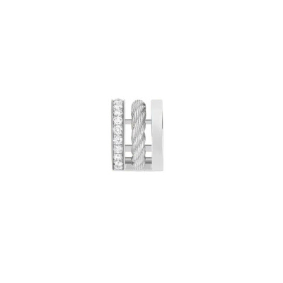Clip d'oreille FRED Force 10 Rise en or blanc et diamants