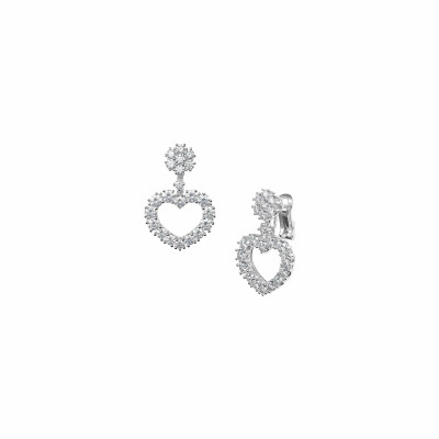 Chopard L'Heure du Diamant earrings, white gold and diamonds
