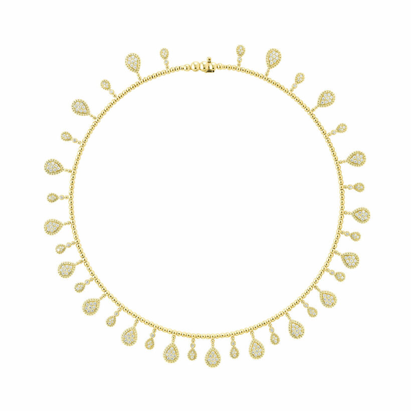 Collier Boucheron Serpent Bohème Solarité, 35 motifs pavés de diamants sur or jaune