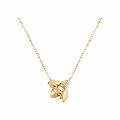 Collier Chaumet Bee de Chaumet en or jaune et diamant