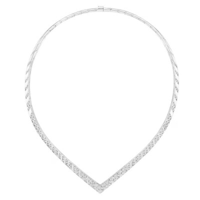 Collier Chaumet Josephine Aigrette en or blanc et diamants
