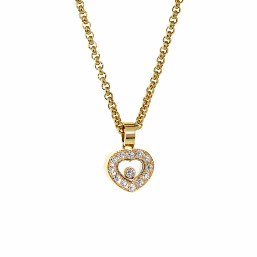 Collier Chopard Happy Diamonds en or jaune et diamants 792936-0001
