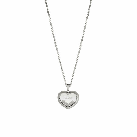 Pendentif Chopard Happy Diamonds Icons en blanc et diamants