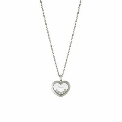 Chopard Happy Diamonds pendant, white gold, diamonds