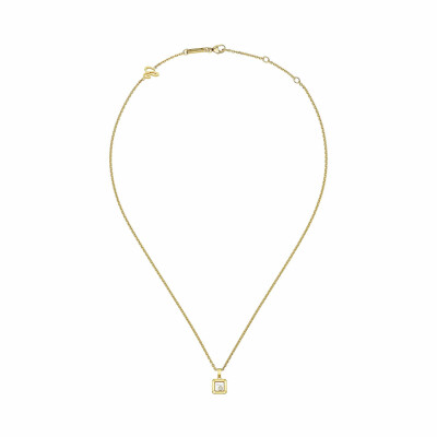 Pendentif Chopard Happy Diamonds Icons en or jaune et diamant