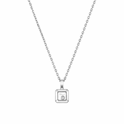 Pendentif Chopard Happy Diamonds Icons en or blanc et diamant