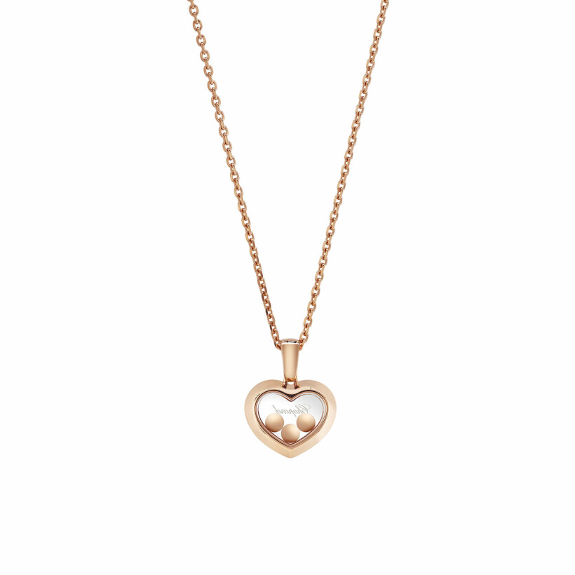 Chopard Happy Diamonds Icons pendant, in éthcal rose gold and diamonds