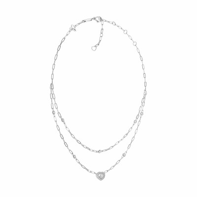Chopard Happy Diamonds Icons necklace, white gold and diamonds