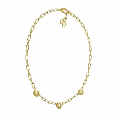Chopard Happy Diamonds Icons necklace, yellow gold and diamonds