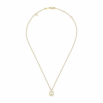 Collier Chopard Happy Diamonds Icons en or jaune et diamants