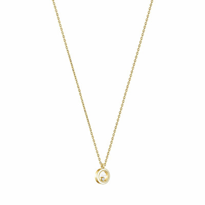 Collier Chopard Happy Diamonds Icons en or jaune et diamants