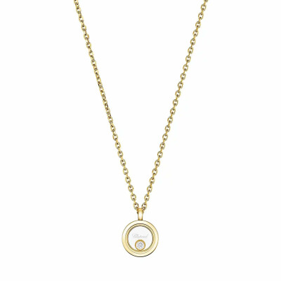 Collier Chopard Happy Diamonds Icons en or jaune et diamants