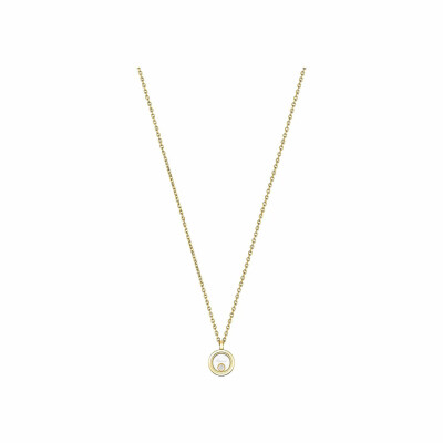Collier Chopard Happy Diamonds Icons en or jaune et diamants