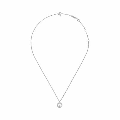Chopard Happy Diamonds Icons necklace, white gold and diamonds