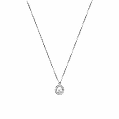 Collier Chopard Happy Diamonds Icons en or blanc et diamants