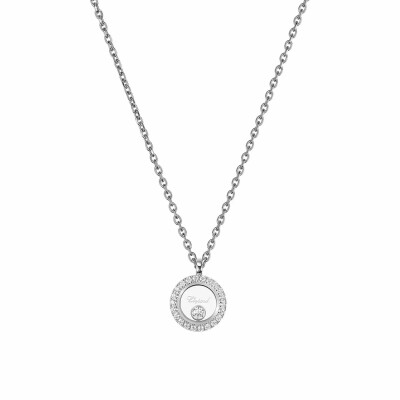 Chopard Happy Diamonds Icons necklace, white gold and diamonds