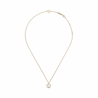 Chopard Happy Diamonds Icons necklace, rose gold and diamonds