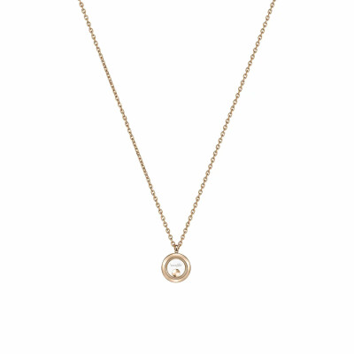 Chopard Happy Diamonds Icons necklace, rose gold and diamonds