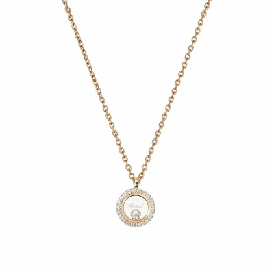 Chopard Happy Diamonds Icons necklace, rose gold and diamonds
