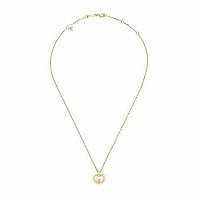 Collier Chopard Happy Diamonds Icons en or jaune et diamants