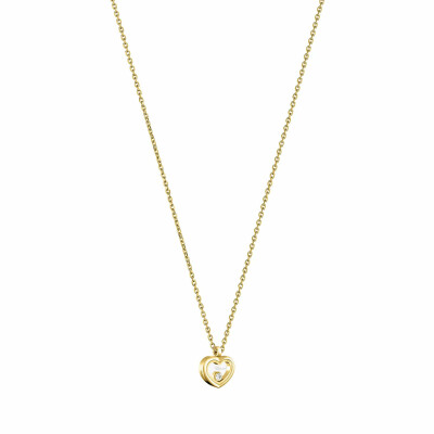 Collier Chopard Happy Diamonds Icons en or jaune et diamants