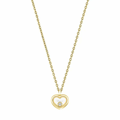 Collier Chopard Happy Diamonds Icons en or jaune et diamants