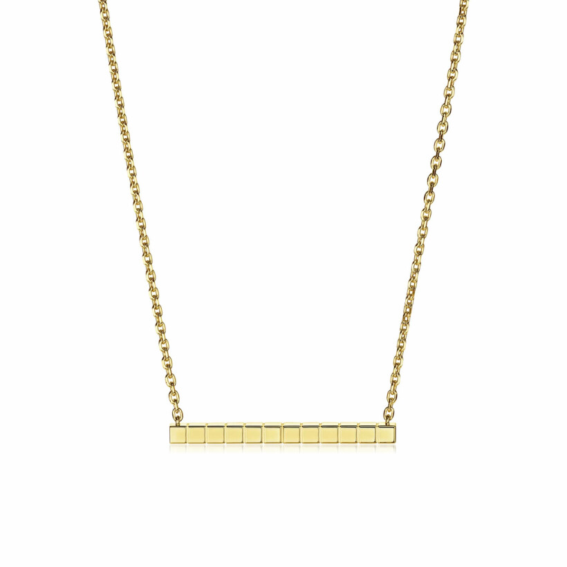 Chopard Ice Cube Pure in yellow gold necklace