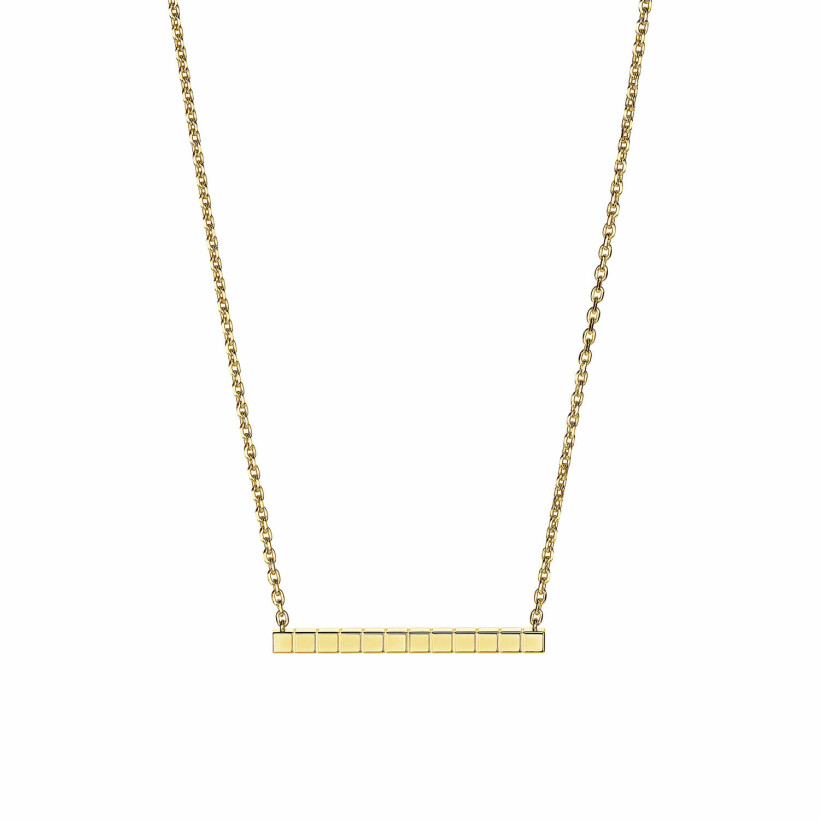 Collier Chopard Ice Cube en or jaune éthique et diamants