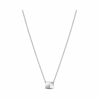 Collier Chopard Ice Cube be Cube en or blanc et diamants